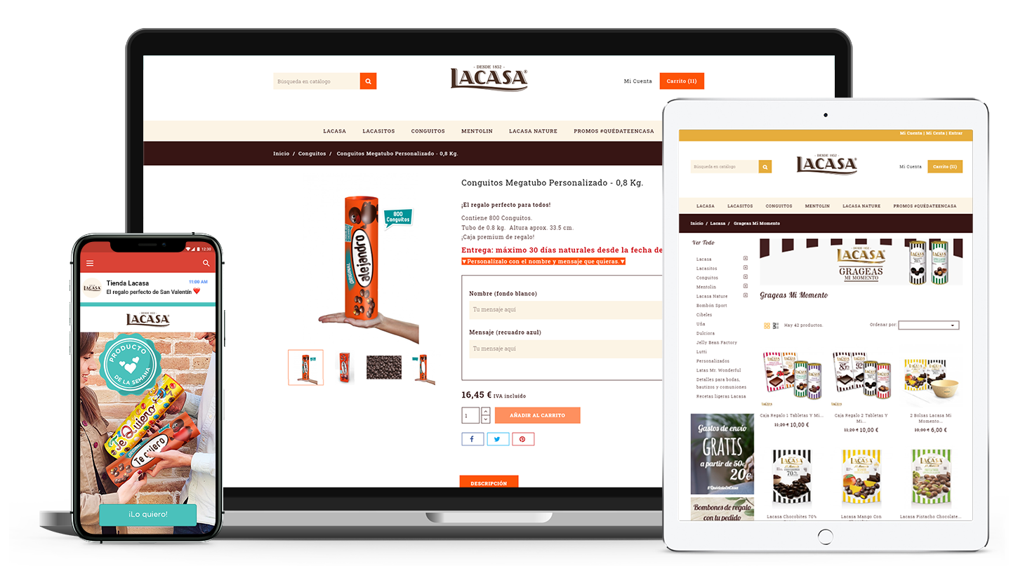 Photo of Lacasa Online Shop e-Commerce Barcelona Virtual